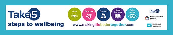 take 5 steps to wellbeing logo